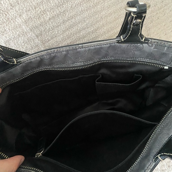 Vintage Coach Gray Tote Bag - Picture 4 of 7